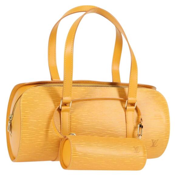 LOUIS VUITTON Epi Soufflot Hand Bag Yellow M52229 - Picture 1 of 16